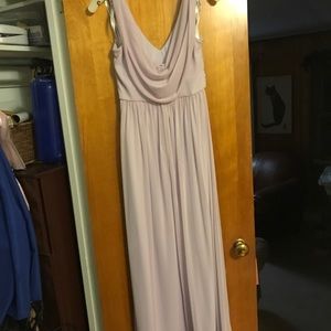 Full length bridesmaid dress